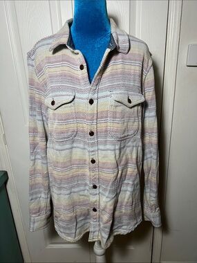 Outerknown Blanket Button Shirt Sunrise Mojave Men’s Small